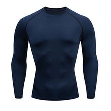Load image into Gallery viewer, Men's Compressed Long Sleeve Shirt Pants Shorts Fitness MMA Clothing tactical rashguard jiu jitsu crossfit T-Shirt Jogging suits