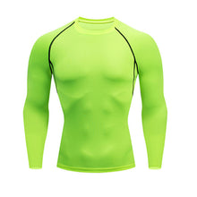 Load image into Gallery viewer, Men's Compressed Long Sleeve Shirt Pants Shorts Fitness MMA Clothing tactical rashguard jiu jitsu crossfit T-Shirt Jogging suits