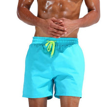 Load image into Gallery viewer, Laamei Men Beach Short Summer Board Shorts Swimwear Short Briefs Male Breathable Elastic Waist Short Masculino Plus Size 3XL